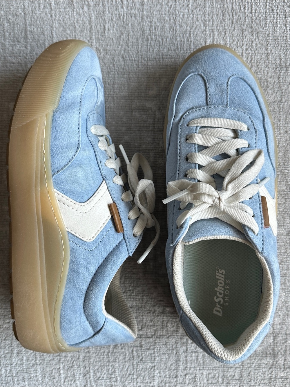 Dr. Scholl’s Time Off Win Sneakers - Light Blue - with original shoe box